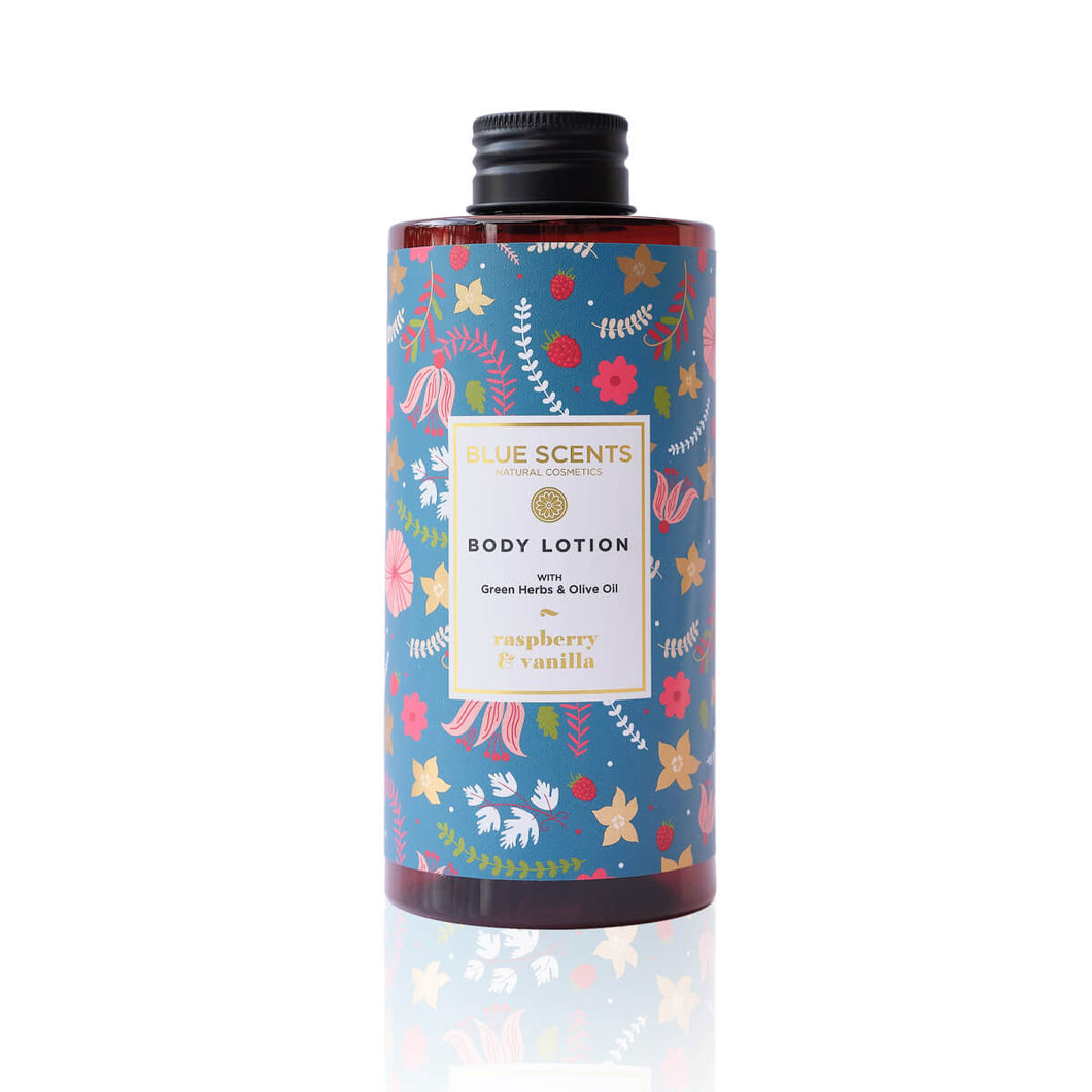 BLUE SCENTS BODY LOTION RASPBERRY & VANILLA 300 ML