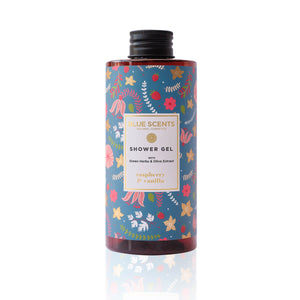 Blue Scents - Shower Gel - Raspberry & Vanilla - 300ML