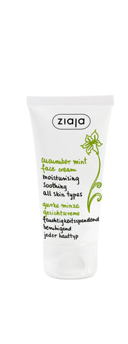 ZIAJA cucumber mint face cream 50 ML - TutuLA Beauty