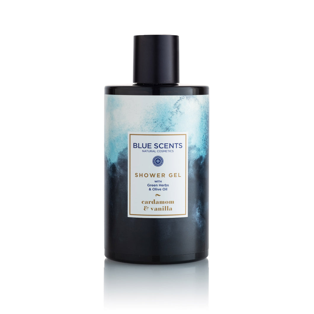 Blue Scents - Shower Gel - Cardamom & Vanilla - 300ML - TutuLA Beauty