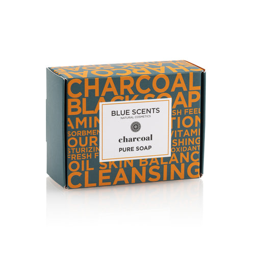 BLUE SCENTS SOAP CHARCOAL – 135GR - TutuLA Beauty