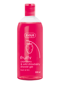 ZIAJA shower gel cranberry & wild strawberry  500 ML - TutuLA Beauty