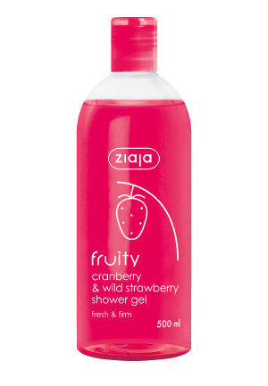 ZIAJA shower gel cranberry & wild strawberry  500 ML - TutuLA Beauty