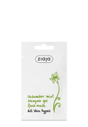 ZIAJA cucumber mint enzyme gel face mask 7 ML - TutuLA Beauty