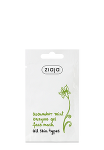 ZIAJA cucumber mint enzyme gel face mask 7 ML - TutuLA Beauty