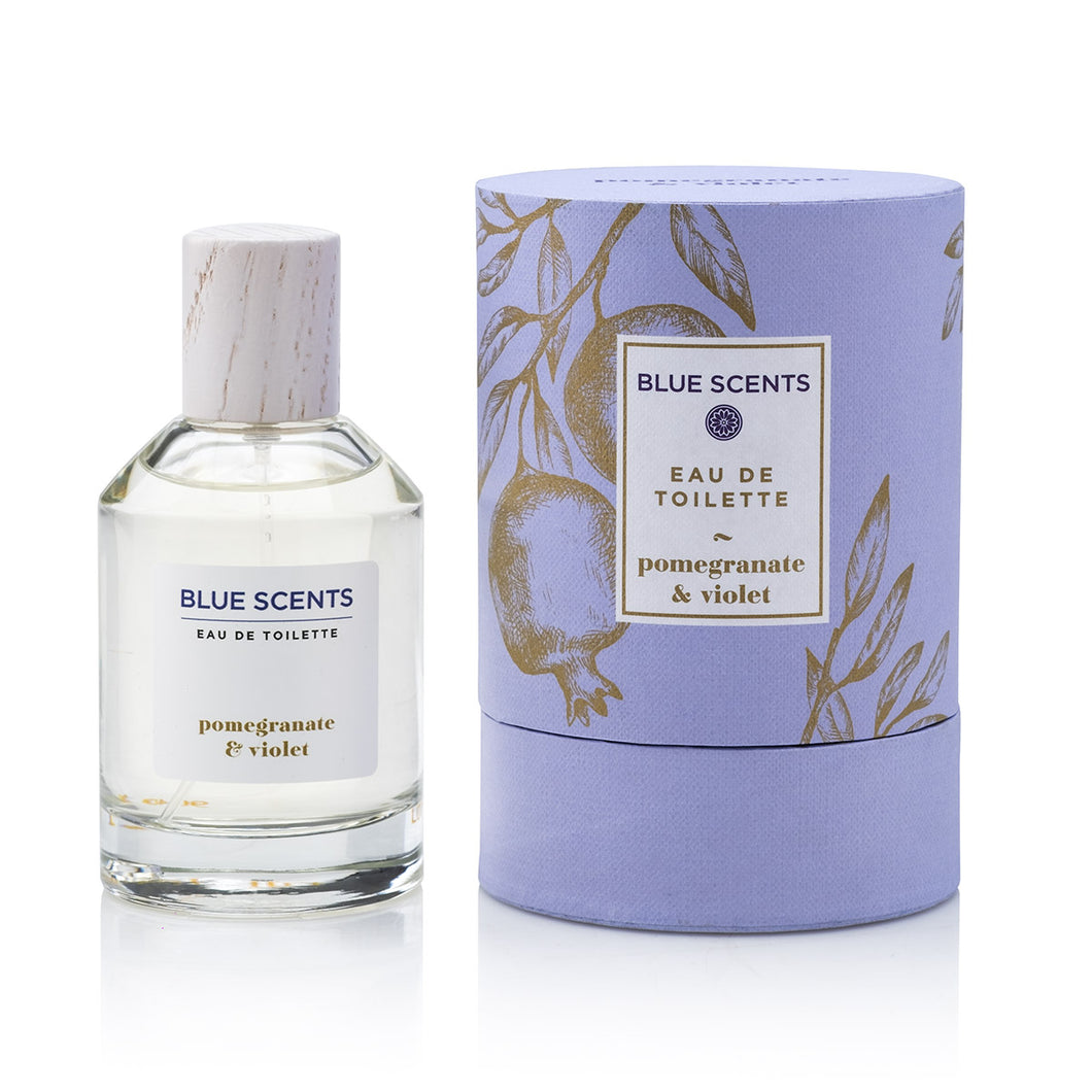 Blue Scents - Eau De Toilette - Pomegranate & Violet - 100ML - TutuLA Beauty