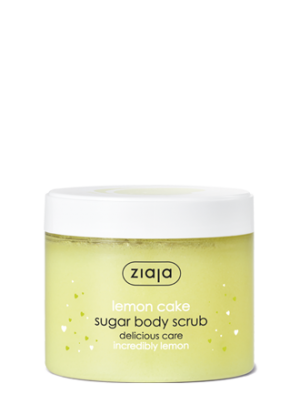 ZIAJA Lemon Cake sugar body scrub 300 ML - TutuLA Beauty