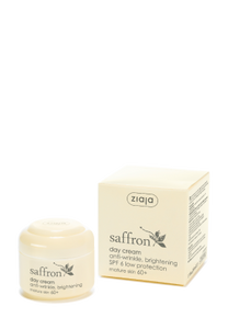 ZIAJA saffron line for ages 60+ day cream anti-wrinkle, brightening SPF 6  50 ML - TutuLA Beauty