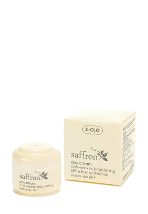 ZIAJA saffron line for ages 60+ day cream anti-wrinkle, brightening SPF 6  50 ML - TutuLA Beauty