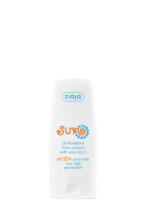 ZIAJA sun line antioxidant face cream with vitamin C SPF 50+  50 ML - TutuLA Beauty