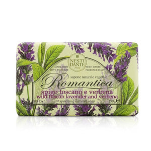 Nesti Dante Romantica Sparkling Natural Soap - Wild Tuscan Lavender & Verbena 250g - TutuLA Beauty